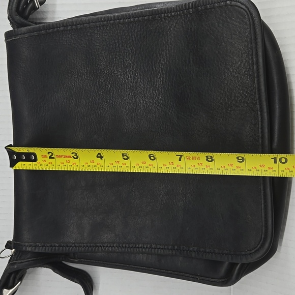 COACH Legacy Studio Flap Crossbody 9144 Black Leather - Picture 12 of 14